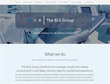 Tablet Screenshot of blggroup.com